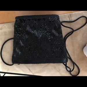 Valerie Stevens Black Beaded Bag